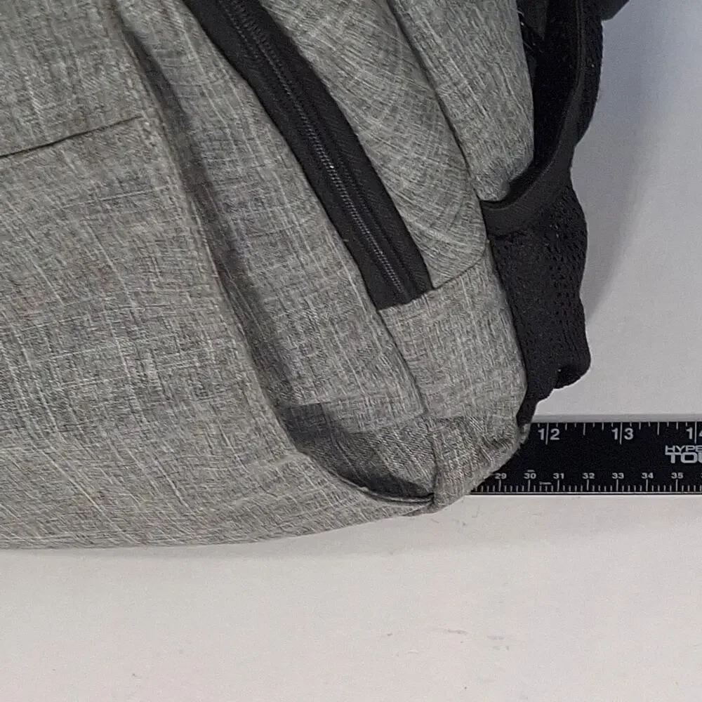 MATEIN Grey Laptop Backpack 15.6” USB Charging Anti-theft Water-Resistant Travel - Picture 11 of 16